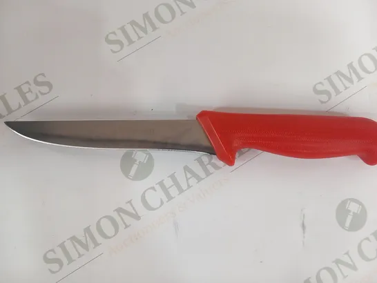 APPROXIMATELY 9 STARRETT BUTCHER KNIFE DEBONING WITH STRAIGHT BROAD BLADE BKR103-6