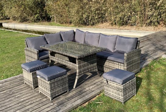 BOXED PHILLIPSTON 9 SEATER DINING SET