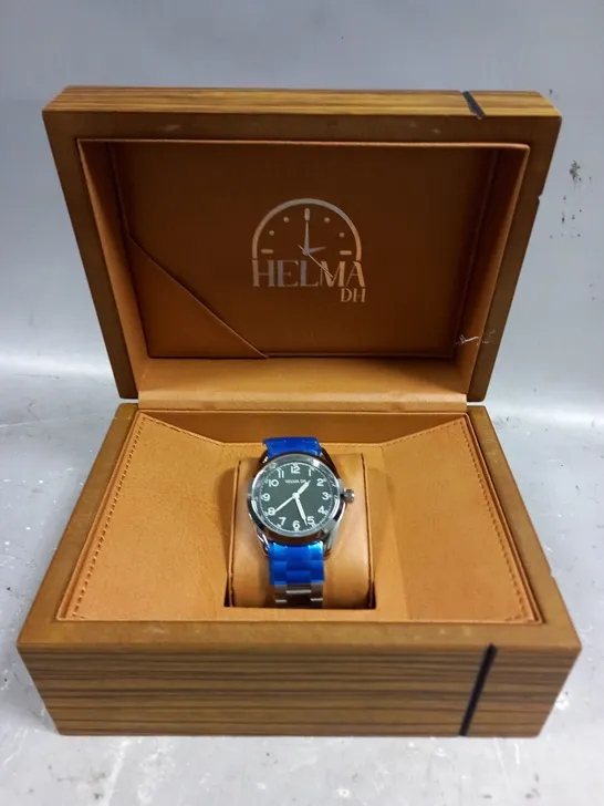 MENS HELMHA DH WATCH –  STAINLESS STEEL STRAP – 3ATM WATER RESISTANT 