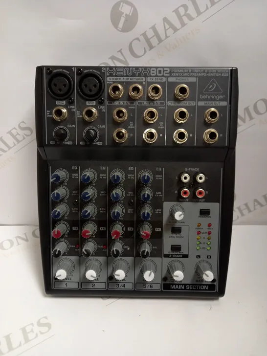 XENYX802 PREMIUM 8-INPUT 2-BUS MIXER