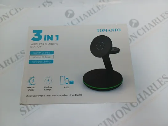 BOXED TOMANTO 3IN1 WIRELESS CHARGING STATION