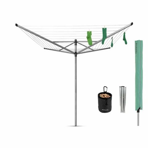 BOXED 50M LIFT-O-METIC ROTARY CLOTHES LINE