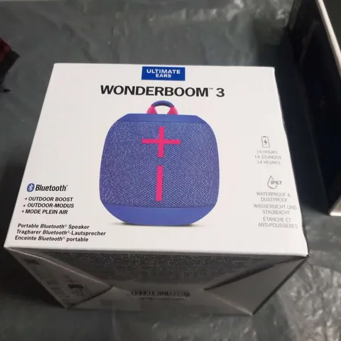 BOXED ULTIMATE EARS WONDERBOOM 3 OUTDOOR BOOST