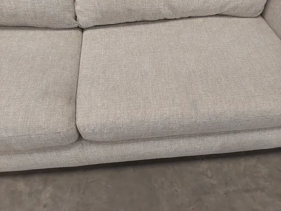 DESIGNER 4-SEATER FABRIC UPHOLSTERED SOFA