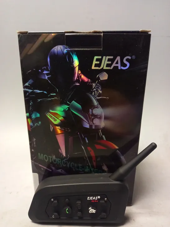 BOXED EJEAS V6 MOTORCYCLE HELMET INTERPHONE COMMUNICATION SYSTEM