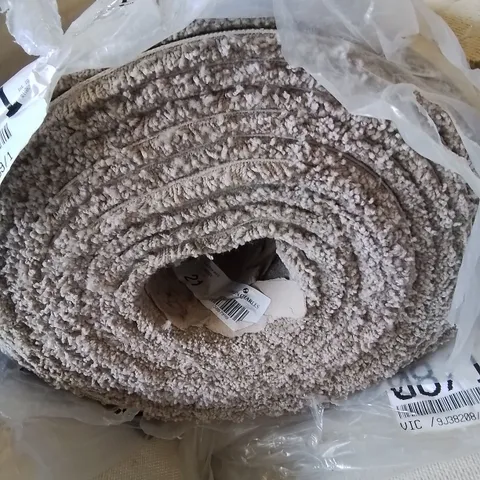 ROLL OF QUALITY ULTIMATE EXPRESSIONS TAUPE APPROXIMATELY 8.20M L X 5M W CARPET