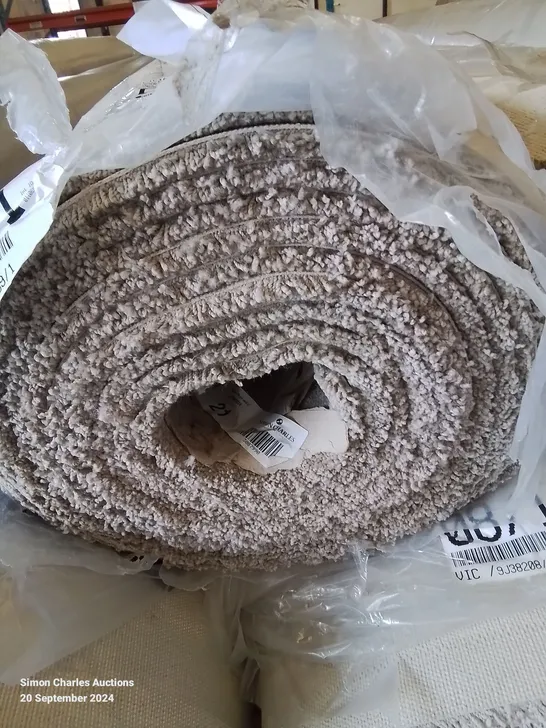 ROLL OF QUALITY ULTIMATE EXPRESSIONS TAUPE APPROXIMATELY 8.20M L X 5M W CARPET