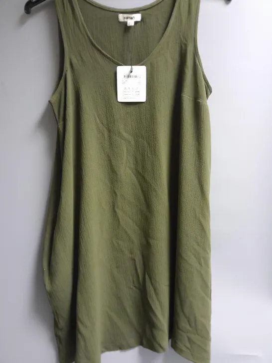 3 WOMEN'S TANK TOP DRESS IN BLUE, RED, KHAKI SIZES 8 AND 12