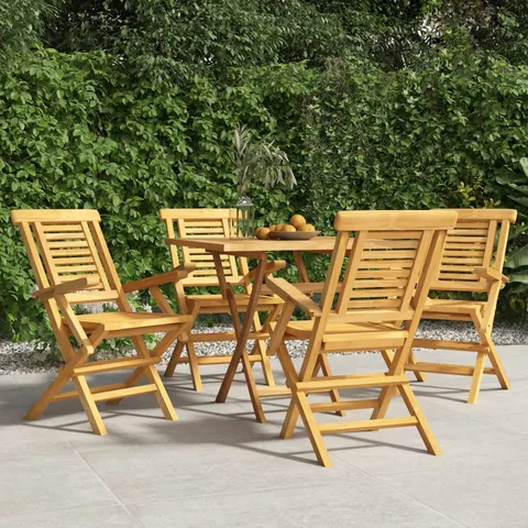 BOXED KAUAI RECTANGULAR 4-PERSON 56CM L TEAK OUTDOOR TABLE SET (1 BOX)