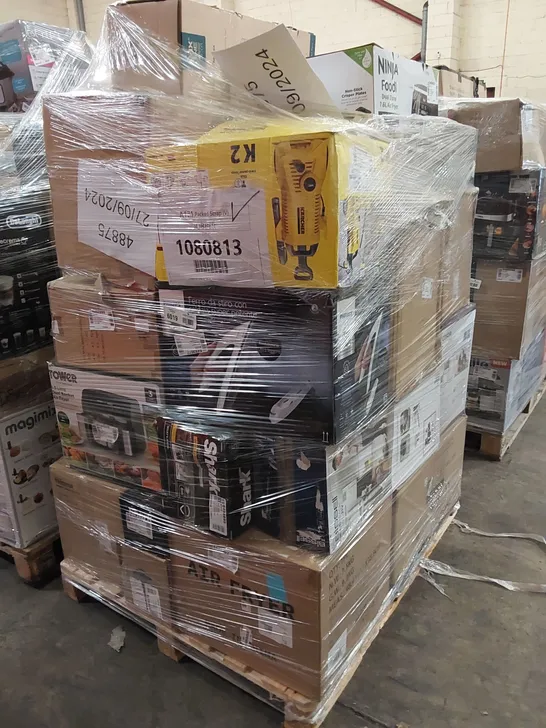 PALLET OF APPROXIMATELY 27 UNPROCESSED RAW RETURN HOUSEHOLD AND ELECTRICAL GOODS TO INCLUDE;