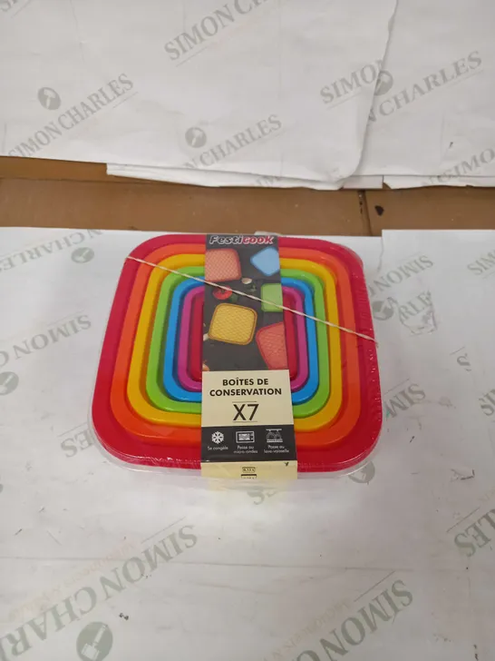 FESTICOOK RAINBOW STORAGE BOXES 