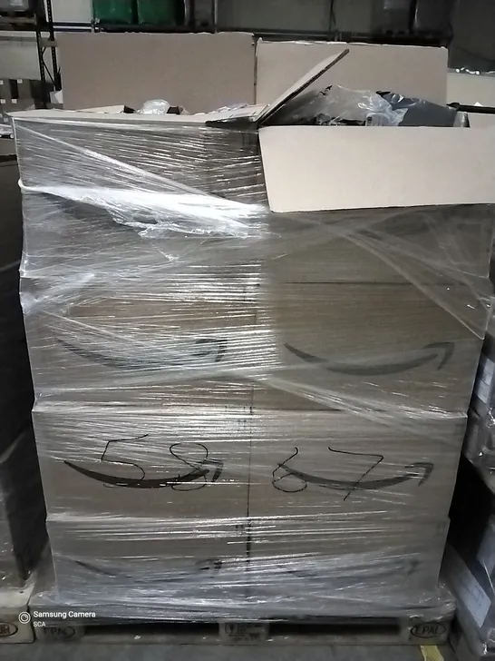 PALLET OF ASSORTED ITEMS INCLUDING 2022/2023 DIARY, EPILATOR, LEFT HANDER BOOK, OSCILLATING SAW BLADES, WHERE'S THE MONEY HONEY CD, LEATHER BIKE GRIPS