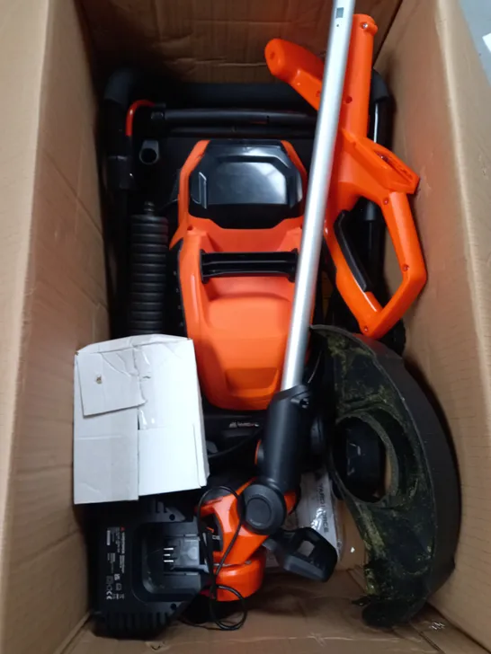 YARD FORCE 32CM LAWNMOWER AND TRIMMER RRP £199