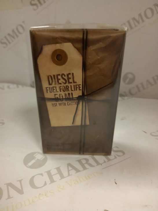 BOXED  AND SEALED DIESEL FUEL FOR LIFE 50ML EAU DE TOILETTE POUR HOMME