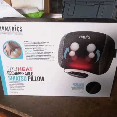 BOXED HOMEDICS TRUHEAT RECHARGEABLE SHIATSU PILLOW