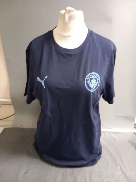 TWO MANCHESTER CITY PUMA T SHIRTS SIZE M