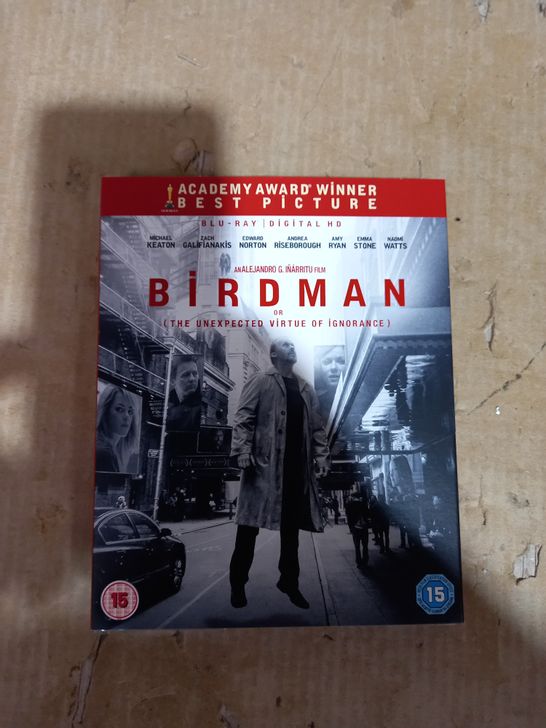 LOT OF APPROX 40 'BIRDMAN OR THE UNEXPECTED VIRTUE OF IGNORANCE' BLU-RAYS
