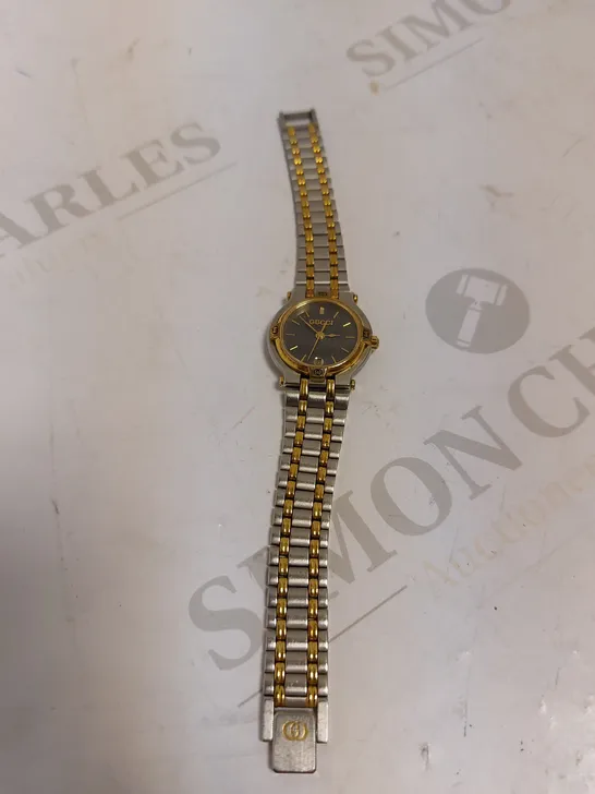 GOLD/SILVER GUCCI WRIST WATCH 