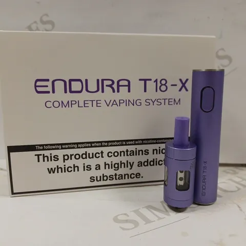 BOXED INNOKIN ENDURA T18-X VAPE SYSTEM - PURPLE 