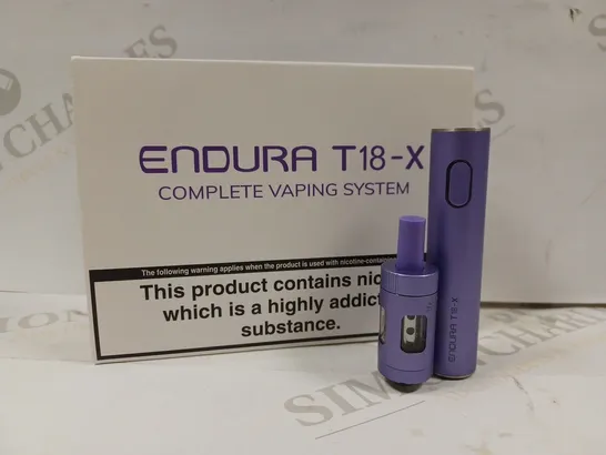 BOXED INNOKIN ENDURA T18-X VAPE SYSTEM - PURPLE 