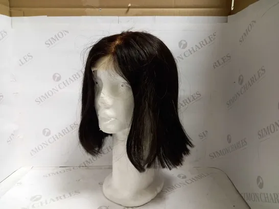 I.MAKEWIGS DARK BROWN LONG BOB LACE FRONT WIG