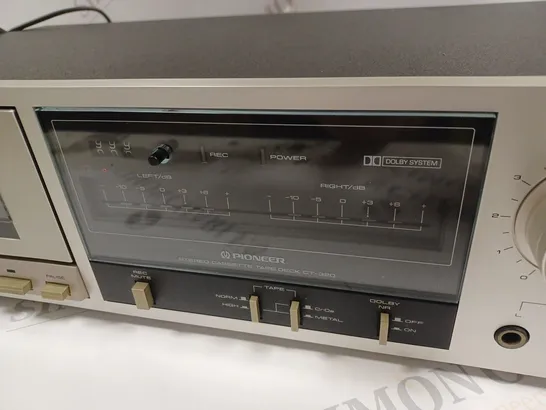 UNBOXED PIONEER STEREO CASSETTE TAPE DECK CT-320