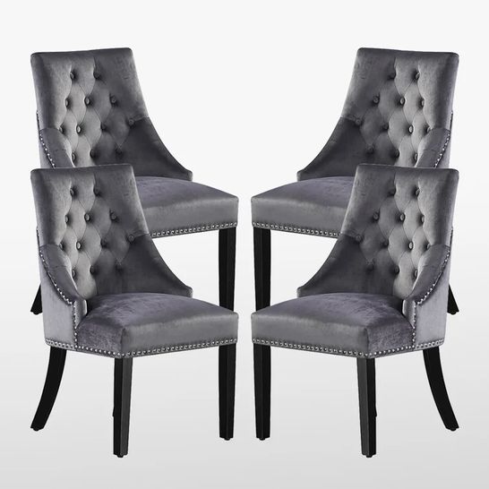 BOXED SCOTT UPHOLSTERED DINING CHAIR 