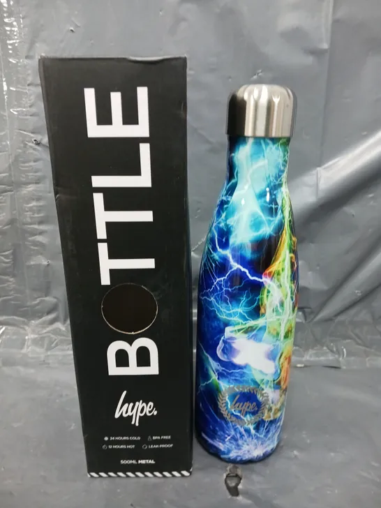 BOXED HYPE MULTI LIGHTNING STORM WATER BOTTLE