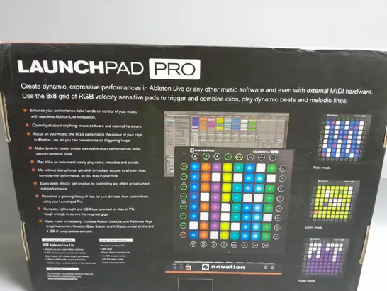 BOXED LAUNCHPAD PRO PROFESSIONAL GRID PERFORMANCE INSTRUMENT