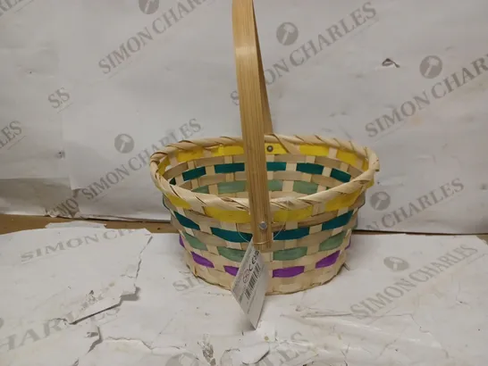 2 BOXES OF 12 BRAND NEW EASTER SMALL WICKER BASKETS (2 x 12)