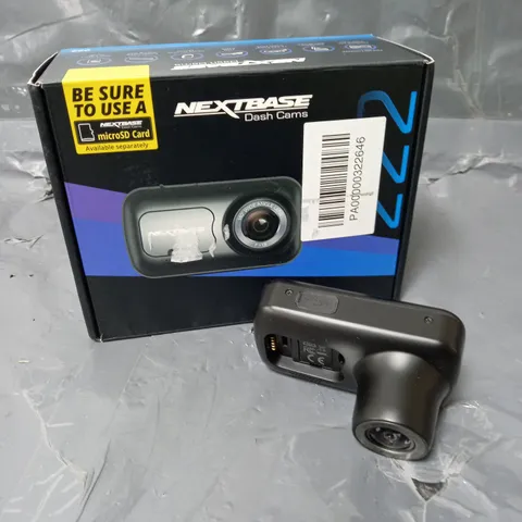 BOXED NEXTBASE 222 VEHICLE DASH CAM 