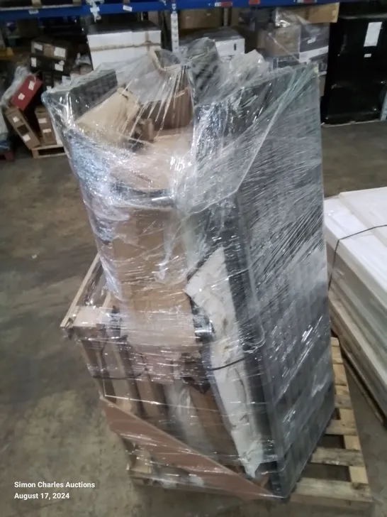 PALLET CONTAINING APPROXIMATELY 20 MIXED LARGE DESIGNER HEATED TOWEL RADIATORS 