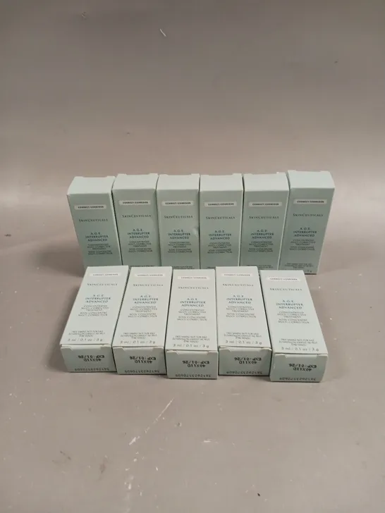 11 X SKIN CEUTICALS CORRECTOR A.G.E INTERRUPTER ADVANCED TREATMENT - 11 X 3ML