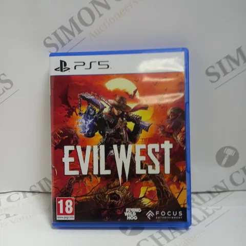 BOXED EVIL WEST FOR THE PS5