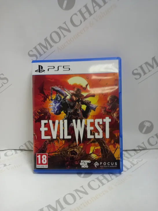 BOXED EVIL WEST FOR THE PS5