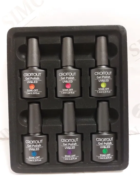 CROITOUT GEL POLISH IN ASSORTED COLOURS