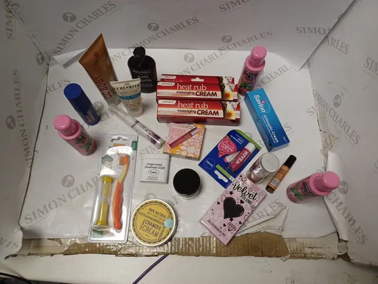 LOT OF APPROXIMATELY 20 ASSORTED COSMETIC GOODS TO INCLUDE: DCYPHER FOUNDATION, HEATHCOTE&IVORY PERFUME, CRAZY COLOUR