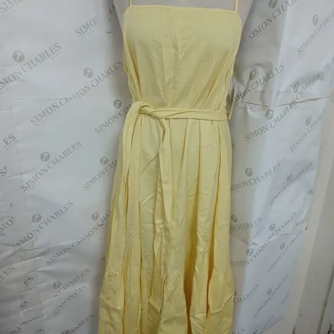 BILLABONG MIDI DRESS IN SUNBEAM YELLOW SIZE 10