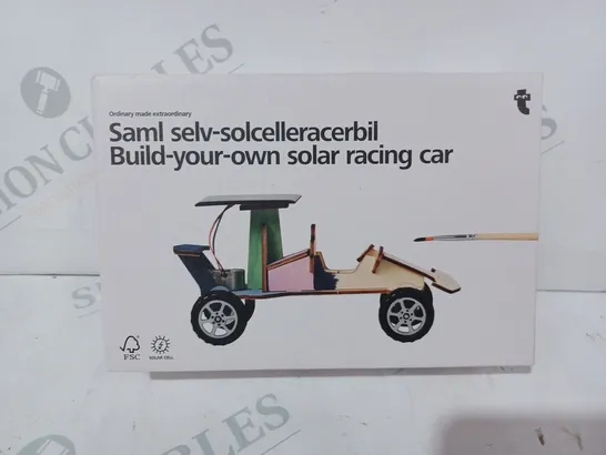 BOXED BUILD YOUR OWN SOLAR RACING CAR