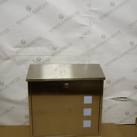 STERLING MB08ST BURG WÄCHTER AIRE WALL MOUNTED STAINLESS STEEL LOCKABLE WEATHERPROOF POST BOX