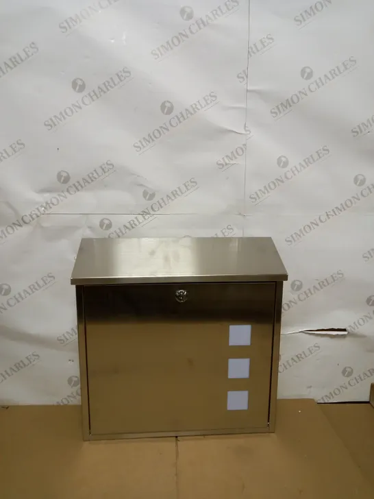 STERLING MB08ST BURG WÄCHTER AIRE WALL MOUNTED STAINLESS STEEL LOCKABLE WEATHERPROOF POST BOX