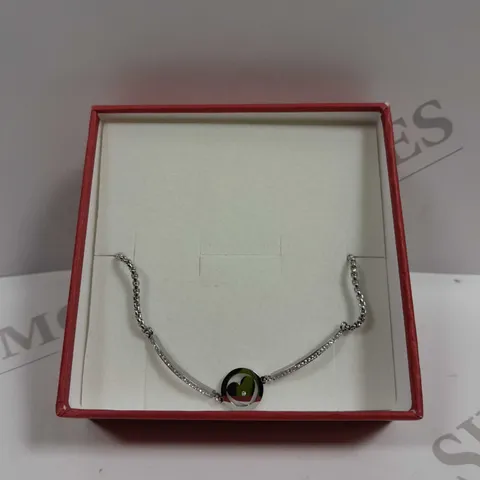 BOXED NOMINATION ITALY HEART PENDANT CHAIN LINK BRACELET 