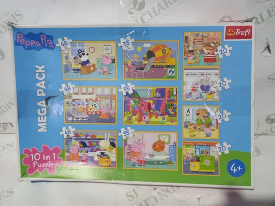 TREFL 10-IN-1 PEPPA PIG MEGA PACK PUZZLE