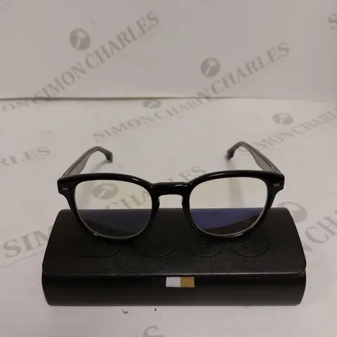 HUGO BOSS 1384 BLACK FRAMED UNISEX EYEGLASSES 