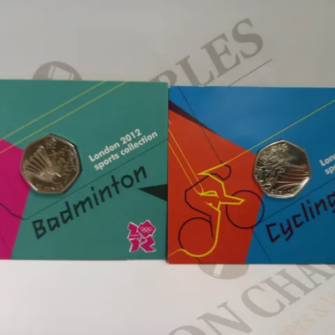 LONDON 2012 SPORTS COLLECTION - BADMINTON AND CYCLING