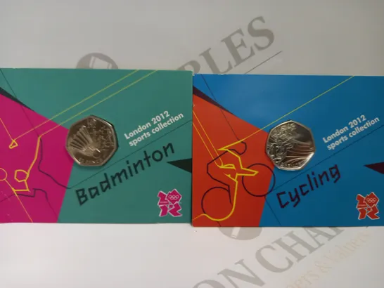 LONDON 2012 SPORTS COLLECTION - BADMINTON AND CYCLING