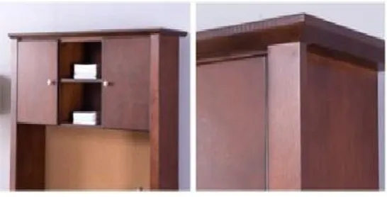 BRAND NEW BOXED DESIGNER HUDSON STUDY HUTCH NEW OAK ( UPPER SECTION TO DESK) 1200 × 335 × 104mm