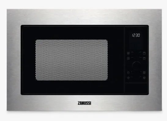 ZANUSSI ZMSN7DX BUILT-IN MICROWAVE OVEN WITH GRILL, STAINLESS STEEL