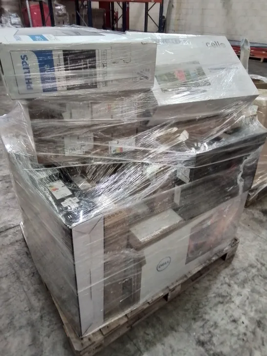 PALLET OF APPROXIMATELY 21 UNPROCESSED RAW RETURN HOUSEHOLD AND ELECTRICAL GOODS TO INCLUDE;