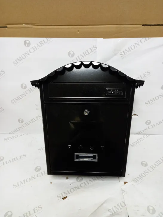 BURG-WACHTER CLASSIC WALL MOUNTED POST BOX - BLACK